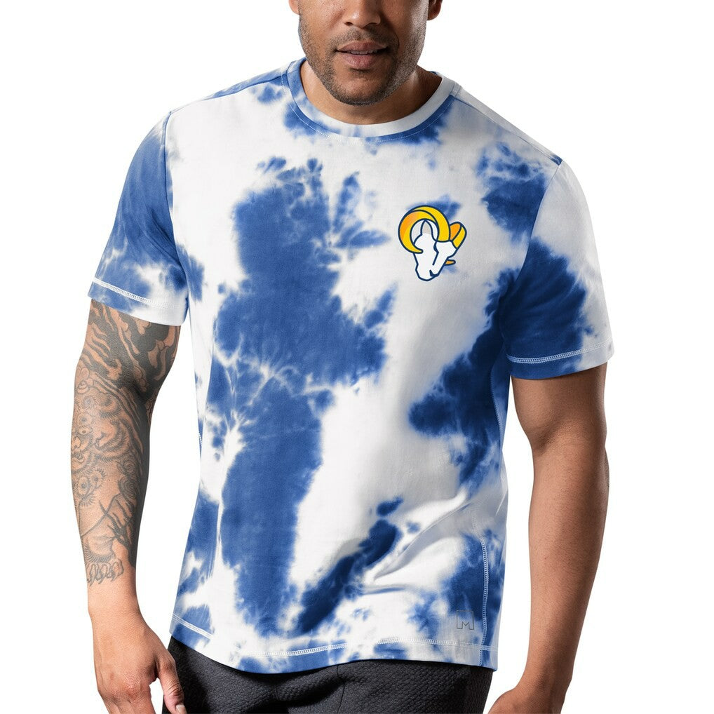 Los Angeles Rams MSX by Michael Strahan Freestyle Tie-Dye T-Shirt Royal