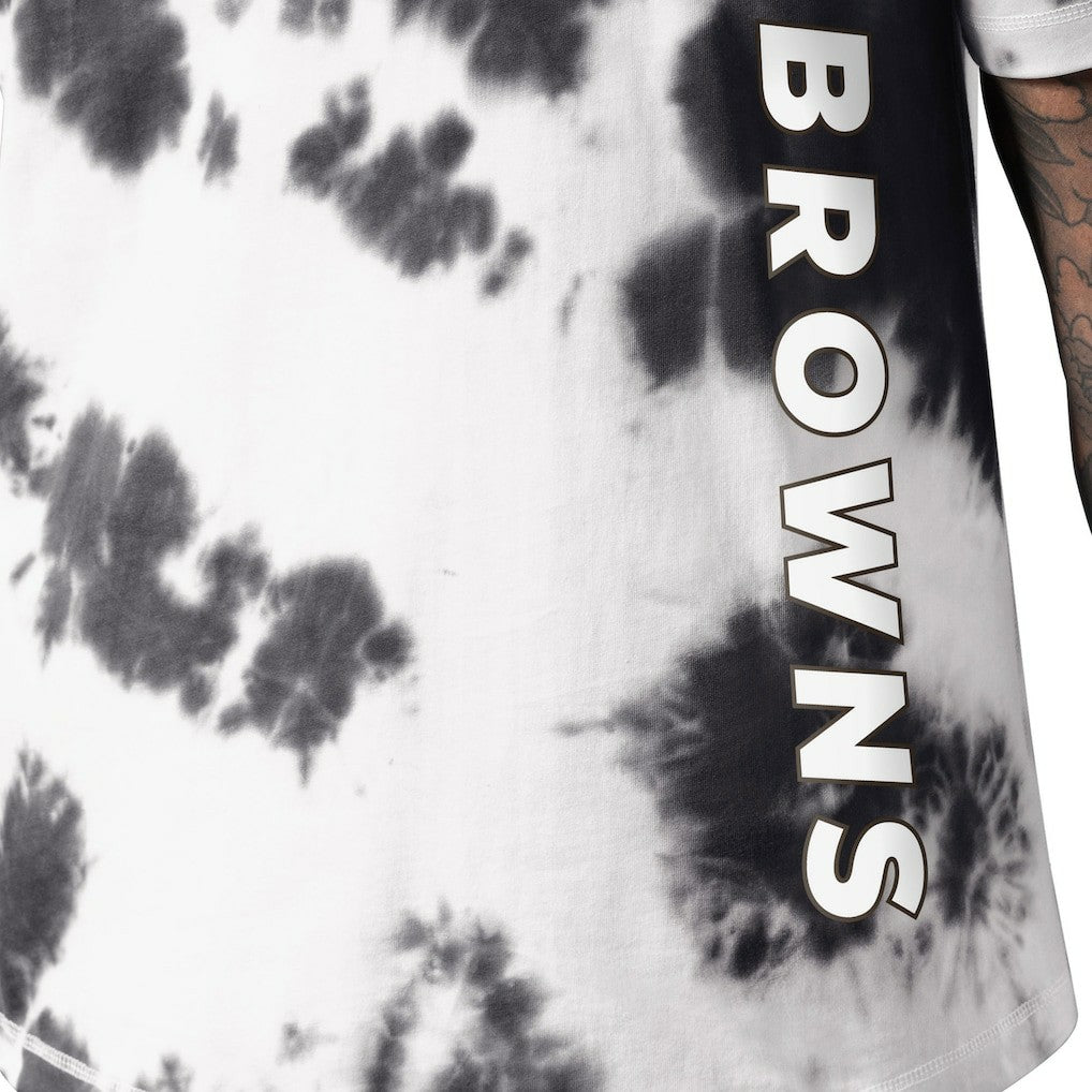 Cleveland Browns MSX by Michael Strahan Freestyle Tie-Dye T-Shirt Black