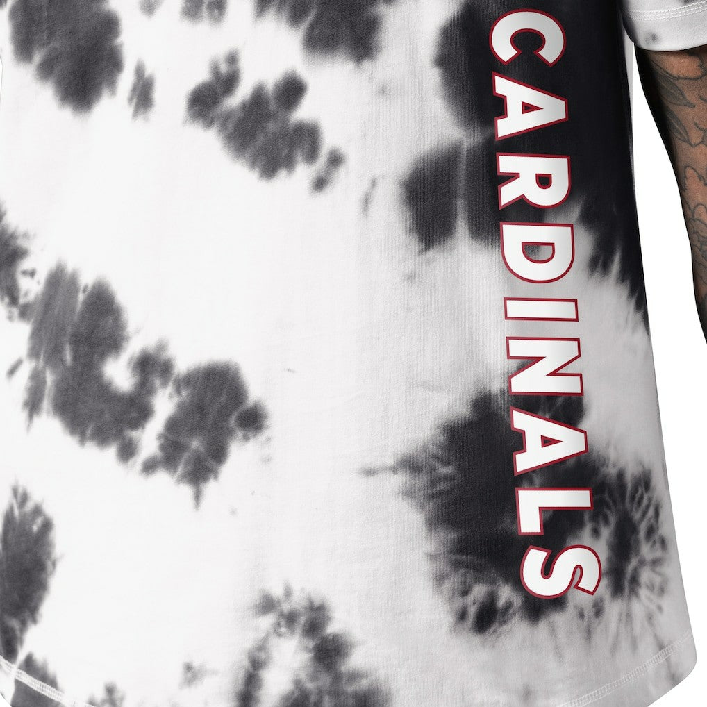 Arizona Cardinals MSX by Michael Strahan Freestyle Tie-Dye T-Shirt Black