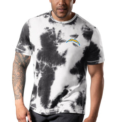 Los Angeles Chargers MSX by Michael Strahan Freestyle Tie-Dye T-Shirt Black
