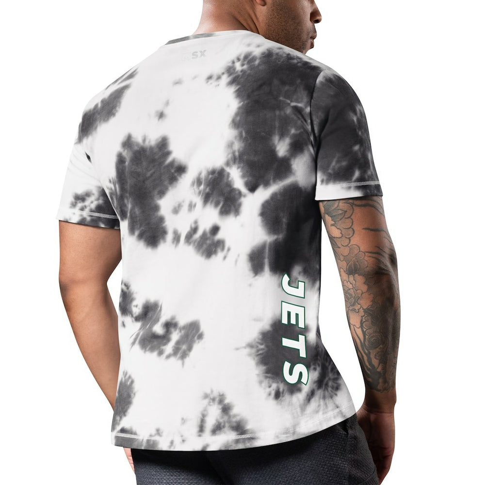 New York Jets MSX by Michael Strahan Freestyle Tie-Dye T-Shirt Black