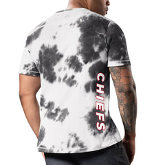 Kansas City Chiefs MSX by Michael Strahan Freestyle Tie-Dye T-Shirt Black