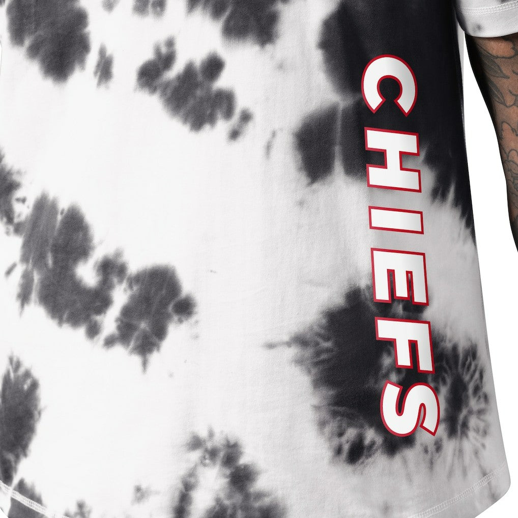 Kansas City Chiefs MSX by Michael Strahan Freestyle Tie-Dye T-Shirt Black