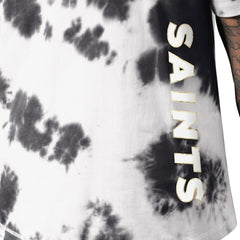 New Orleans Saints MSX by Michael Strahan Freestyle Tie-Dye T-Shirt Black