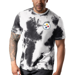 Pittsburgh Steelers MSX by Michael Strahan Freestyle Tie-Dye T-Shirt Black