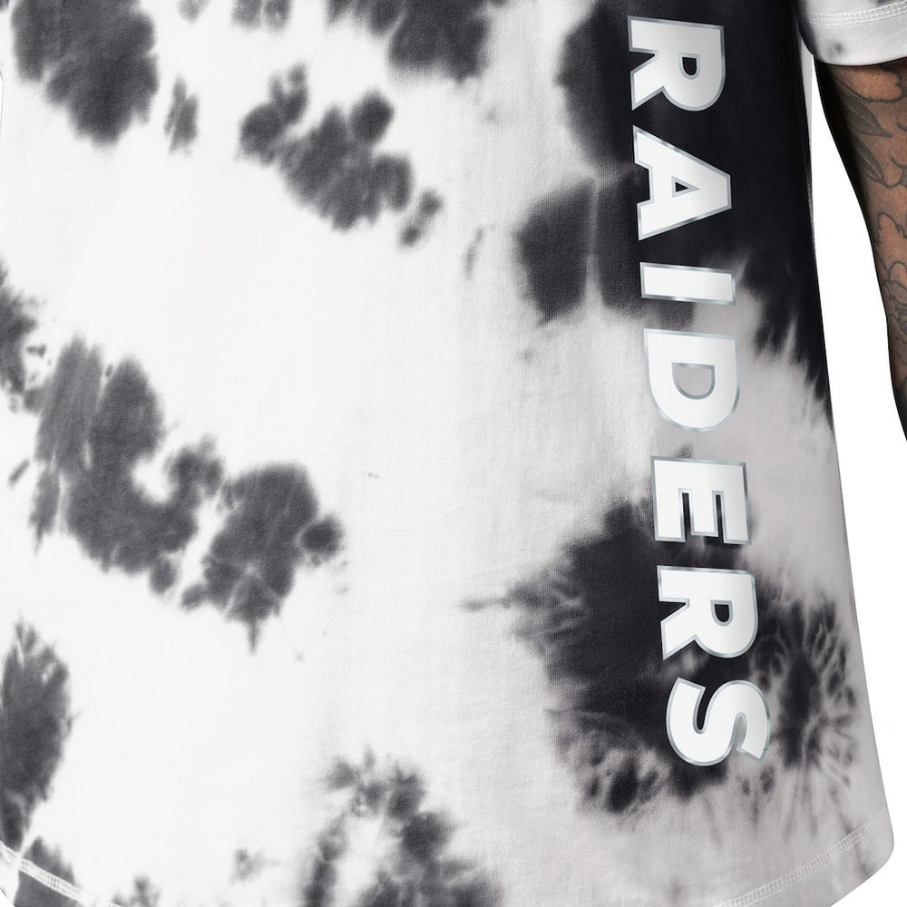 Las Vegas Raiders MSX by Michael Strahan Freestyle Tie-Dye T-Shirt Black