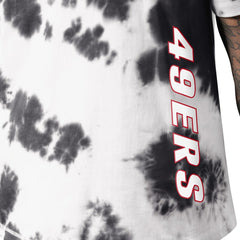 San Francisco 49ers MSX by Michael Strahan Freestyle Tie-Dye T-Shirt Black