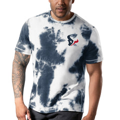 Houston Texans MSX by Michael Strahan Freestyle Tie-Dye T-Shirt Navy