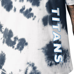 Tennessee Titans MSX by Michael Strahan Freestyle Tie-Dye T-Shirt Navy