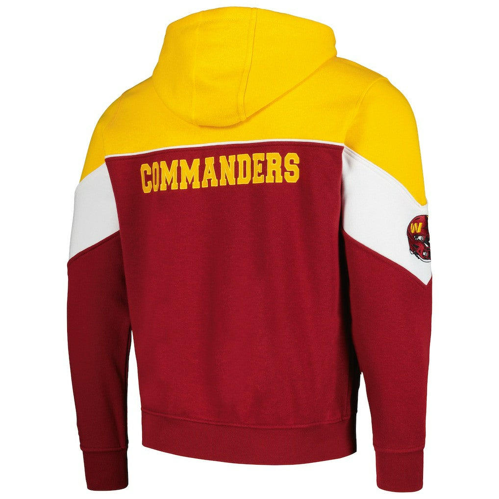 Washington Commanders Starter Running Back Full-Zip Hoodie Burgundy/Gold