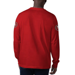 San Francisco 49ers Starter Clutch Hit Long Sleeve T-Shirt Scarlet