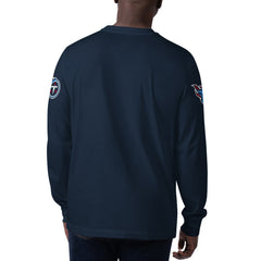 Tennessee Titans Starter Clutch Hit Long Sleeve T-Shirt Navy