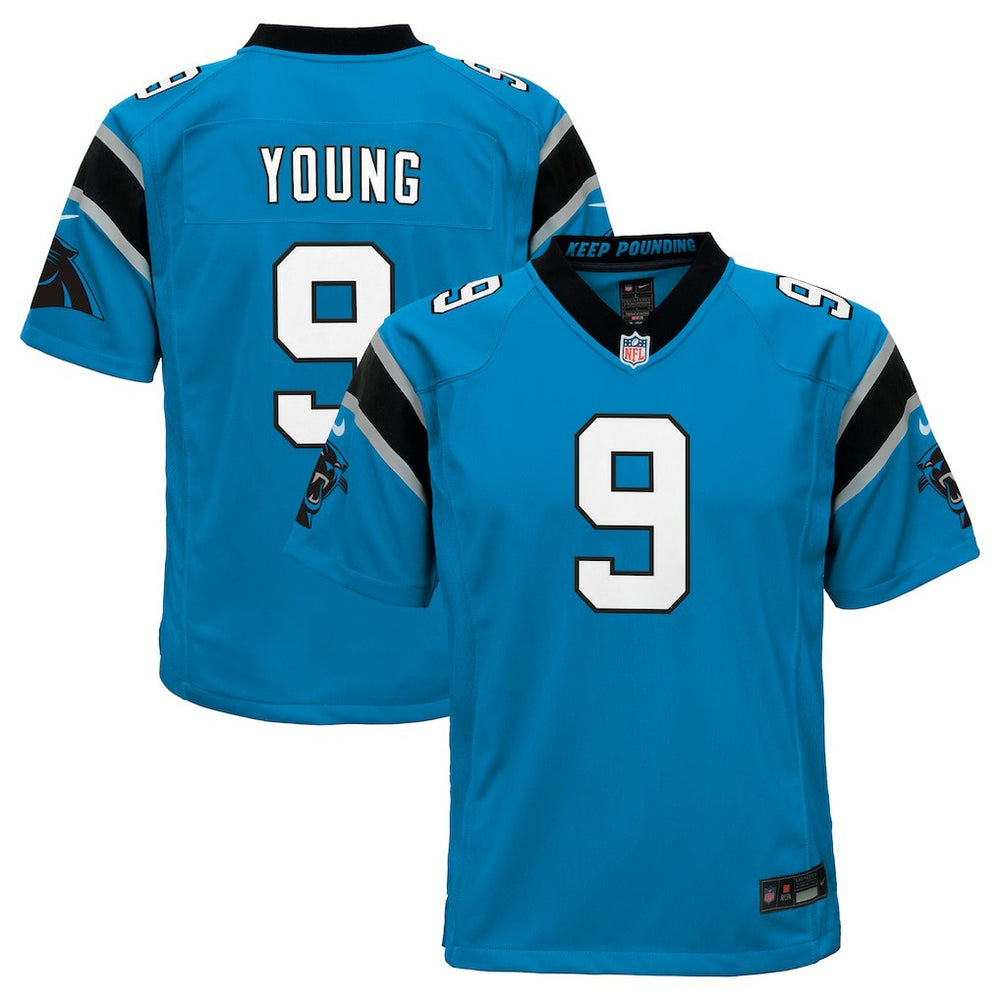 Nike Bryce Young Carolina Panthers Youth Game Jersey Blue