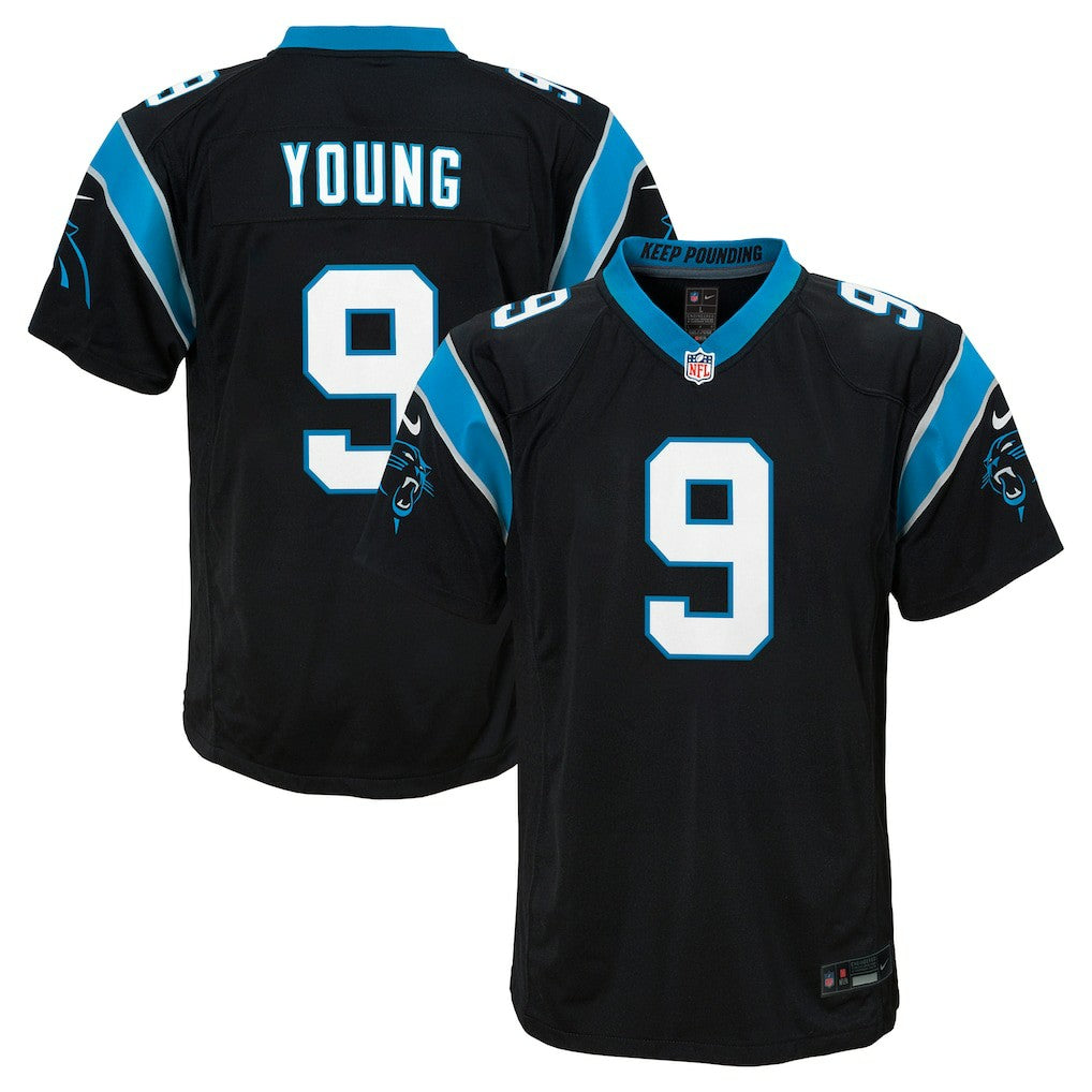 Nike Bryce Young Carolina Panthers Youth Game Jersey Black