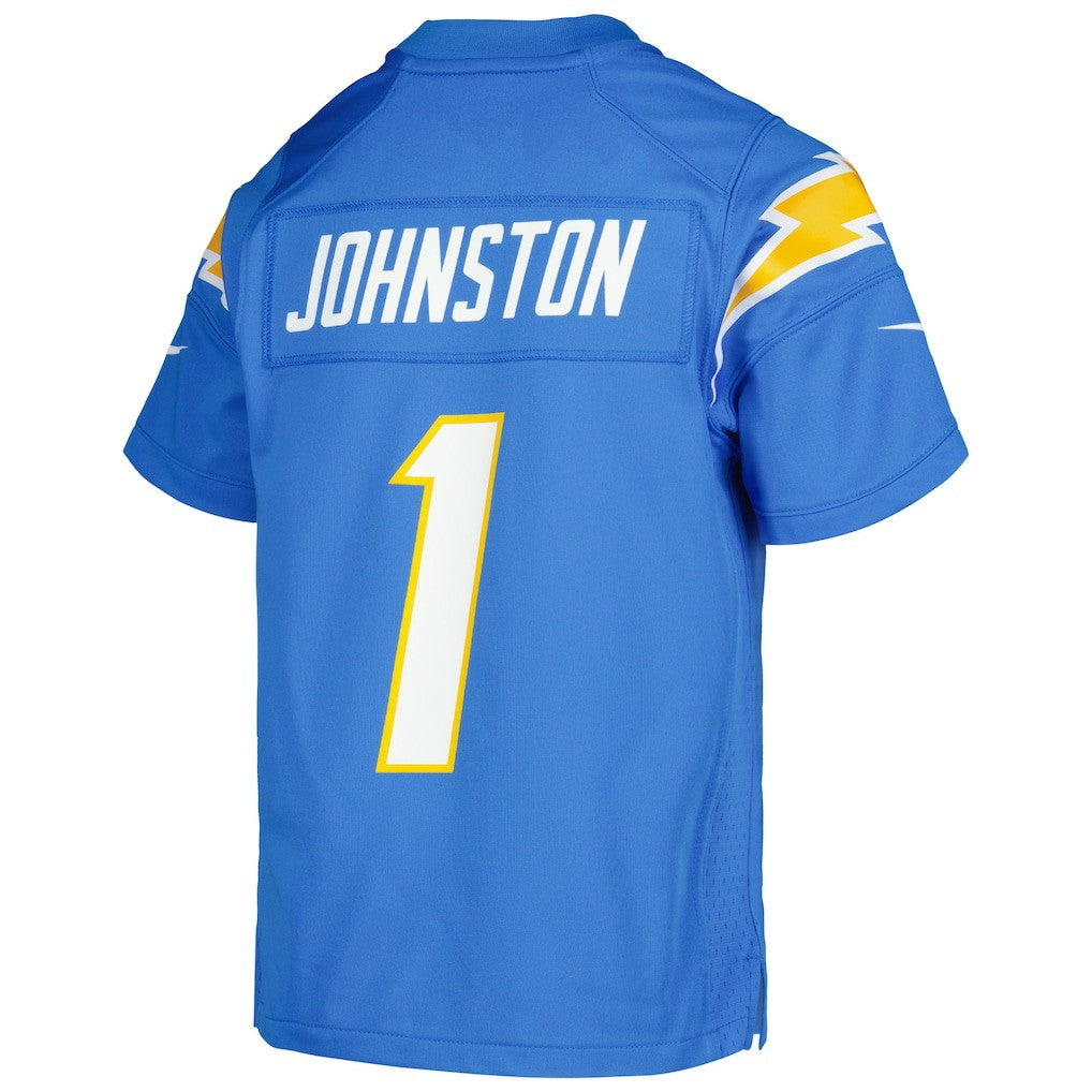Nike Quentin Johnston Los Angeles Chargers Youth Game Jersey Powder Blue