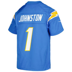 Nike Quentin Johnston Los Angeles Chargers Youth Game Jersey Powder Blue