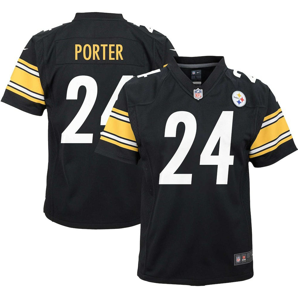 Nike Joey Porter Jr. Pittsburgh Steelers Youth Game Jersey Black