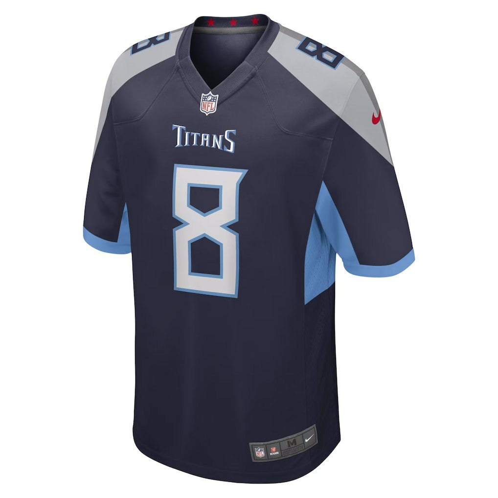 Nike Will Levis Tennessee Titans Youth Game Jersey Navy