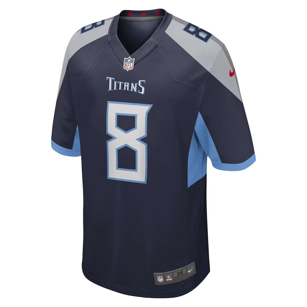 Nike Will Levis Tennessee Titans Youth Game Jersey Navy