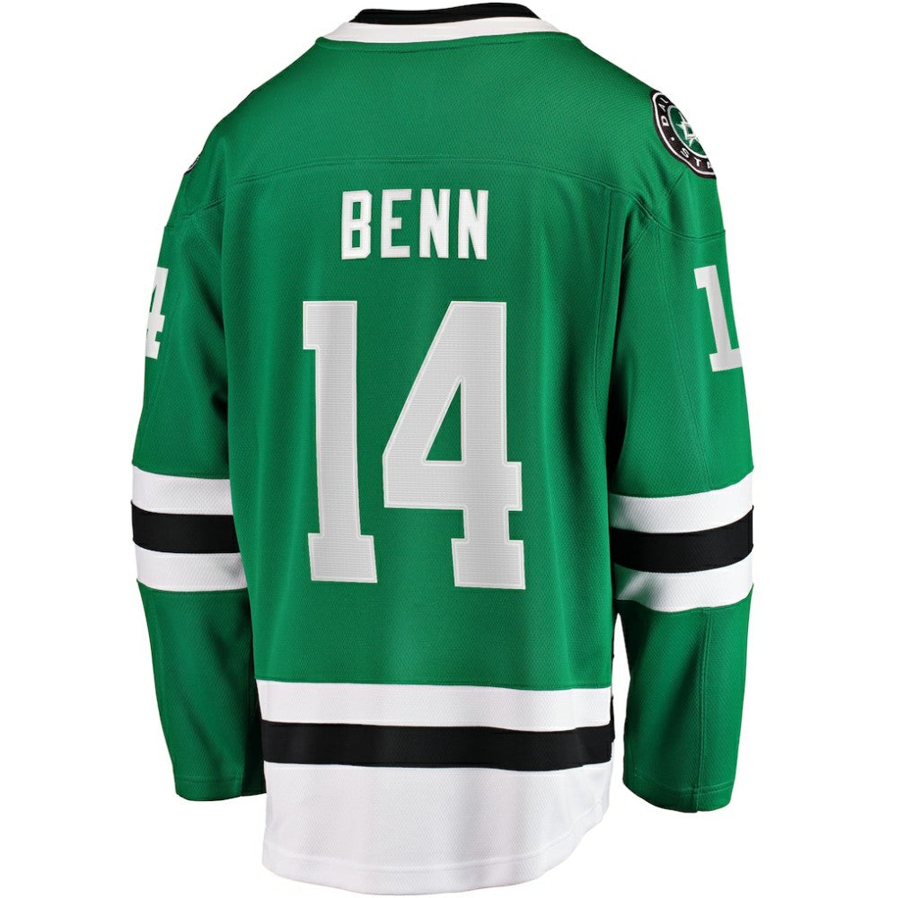 Jamie Benn Dallas Stars Fanatics Captain Patch Home Breakaway Jersey - Kelly Green - NHL 200119691