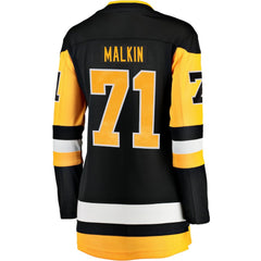 Evgeni Malkin Pittsburgh Penguins Fanatics Women's Home Breakaway Player Jersey - Black - NHL 200119695