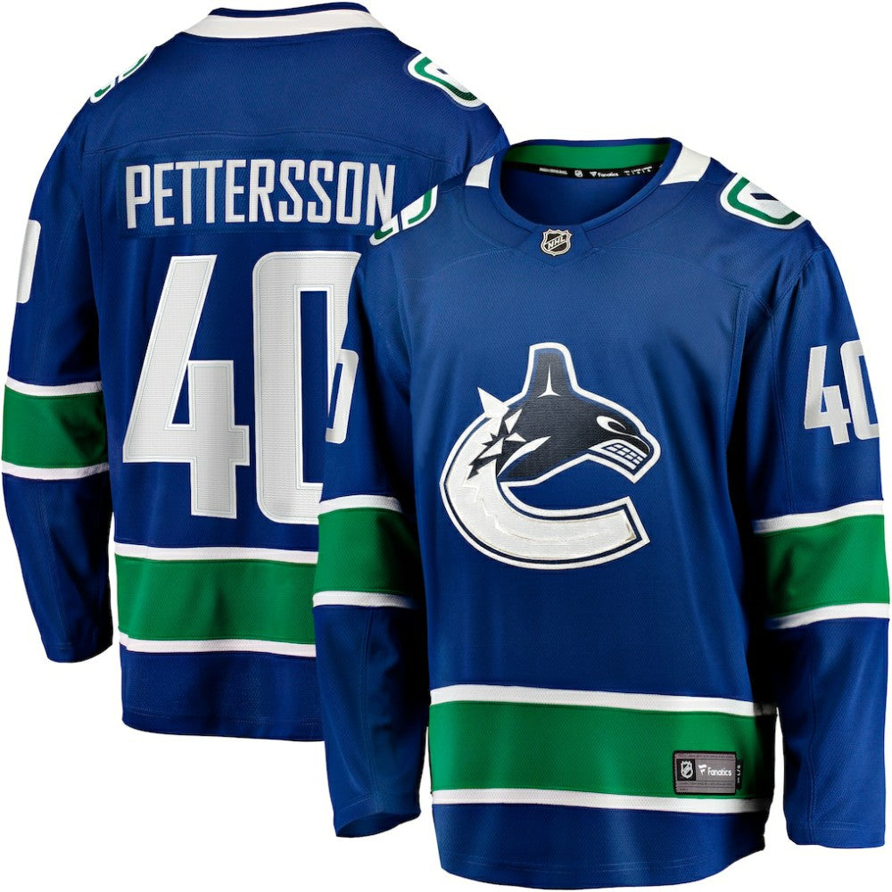 Elias Pettersson Vancouver Canucks Fanatics Home Breakaway Jersey - Blue - NHL 200119699