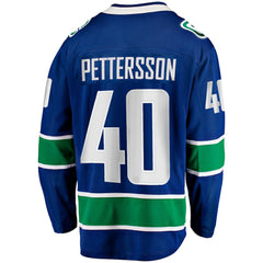 Elias Pettersson Vancouver Canucks Fanatics Home Breakaway Jersey - Blue - NHL 200119699