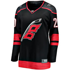 Sebastian Aho Carolina Hurricanes Fanatics Women's Home Breakaway Player Jersey - Black - NHL 200119702