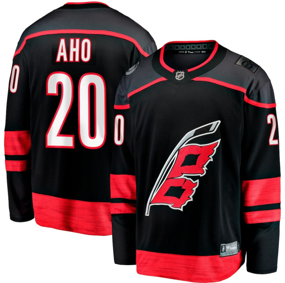 Sebastian Aho Carolina Hurricanes Fanatics Home Breakaway Jersey - Black - NHL 200119703