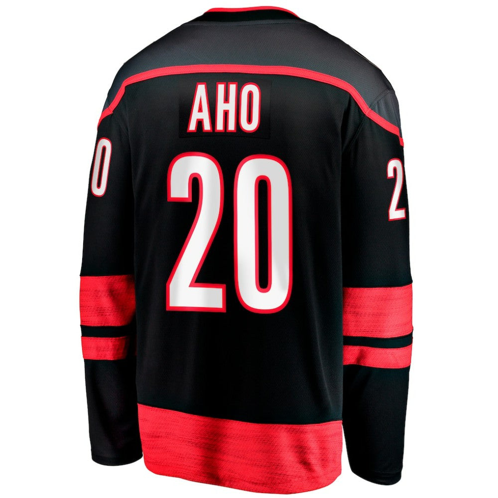 Sebastian Aho Carolina Hurricanes Fanatics Home Breakaway Jersey - Black - NHL 200119703