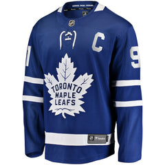 John Tavares Toronto Maple Leafs Fanatics Captain Patch Home Breakaway Jersey - Blue - NHL 200119708