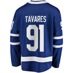 John Tavares Toronto Maple Leafs Fanatics Captain Patch Home Breakaway Jersey - Blue - NHL 200119708