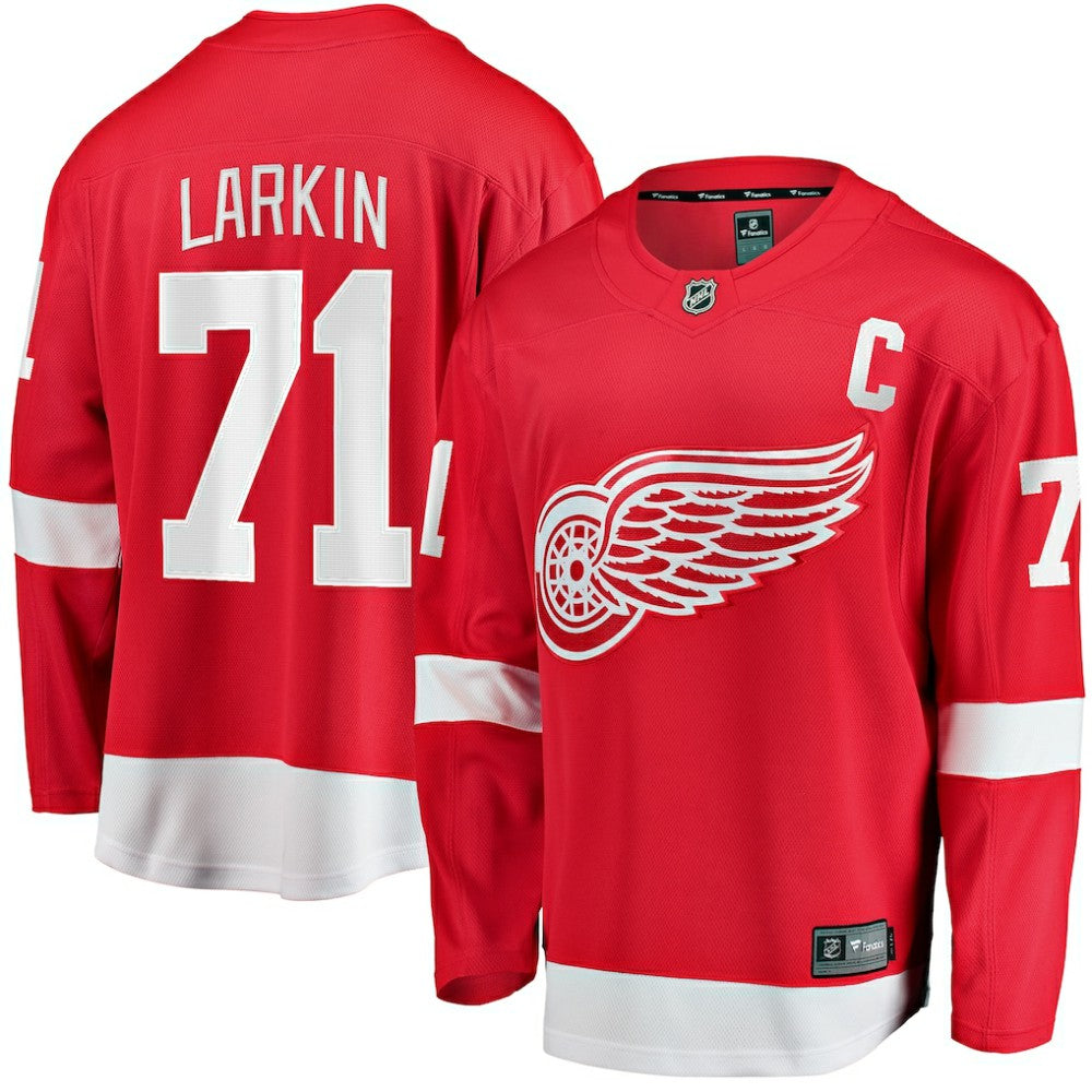 Dylan Larkin Detroit Red Wings Fanatics Branded Captain Home Breakaway Jersey - Red - NHL 200119709