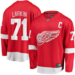 Dylan Larkin Detroit Red Wings Fanatics Branded Captain Home Breakaway Jersey - Red - NHL 200119709