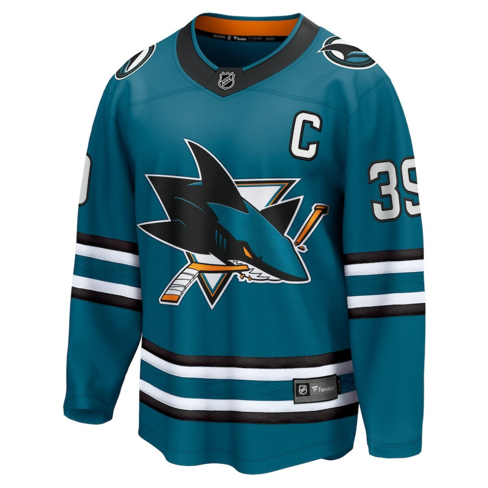 Logan Couture San Jose Sharks Fanatics Home Breakaway Jersey - Teal - NHL 200119711