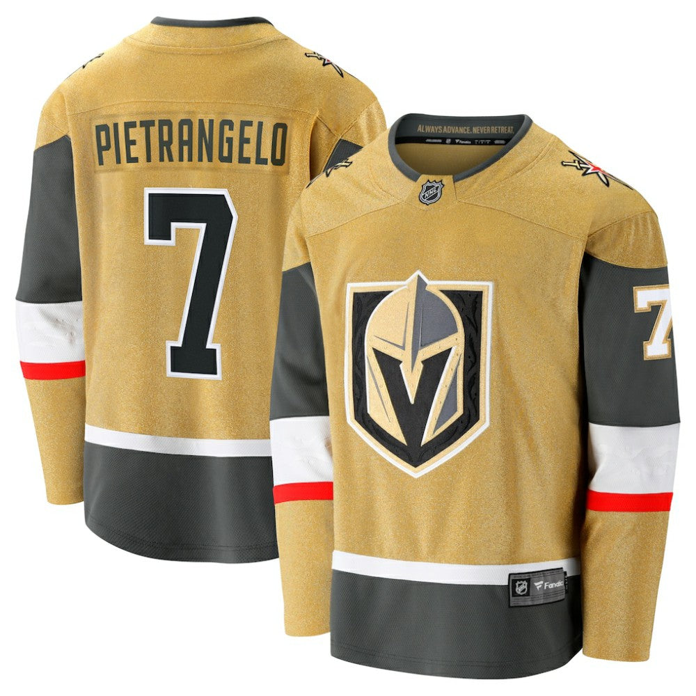 Alex Pietrangelo Vegas Golden Knights Fanatics Home Breakaway Jersey - Gold - NHL 200119713