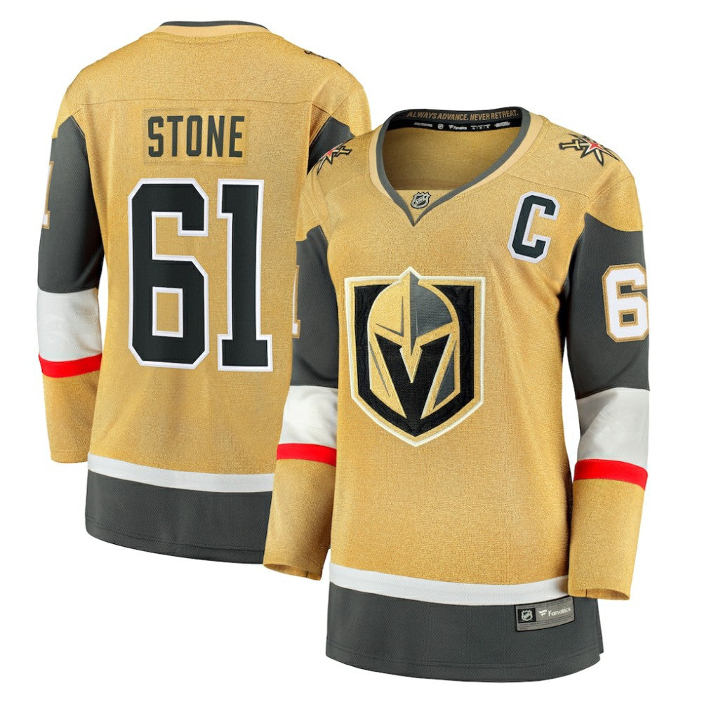 Mark Stone Vegas Golden Knights Fanatics Women's Captain Patch Home Breakaway Player Jersey - Gold - NHL 200119714