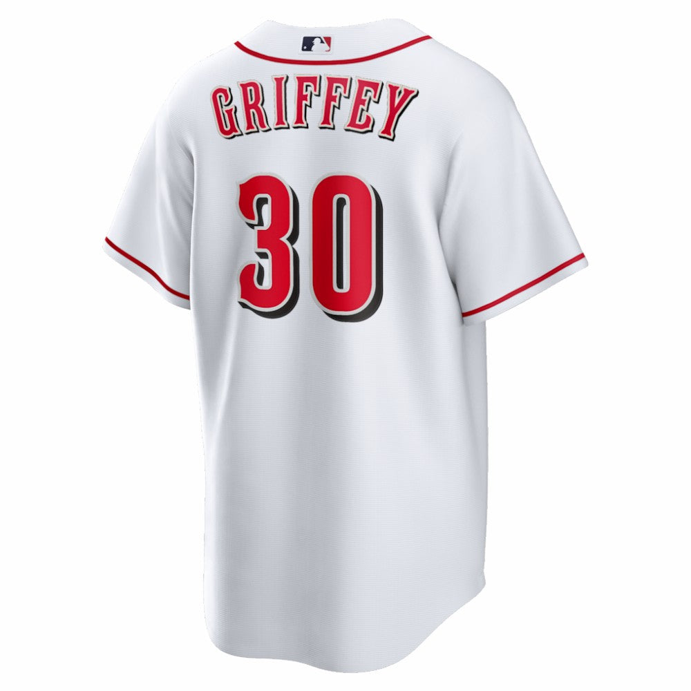 Ken Griffey Jr. Cincinnati Reds Nike Home Retired Player Replica Jersey - White - Nike Discount