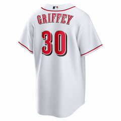 Ken Griffey Jr. Cincinnati Reds Nike Home Retired Player Replica Jersey - White - Nike Discount