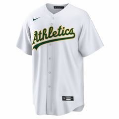Jeff McNeil Athletics Nike Home Replica Jersey - White - Nike Discount