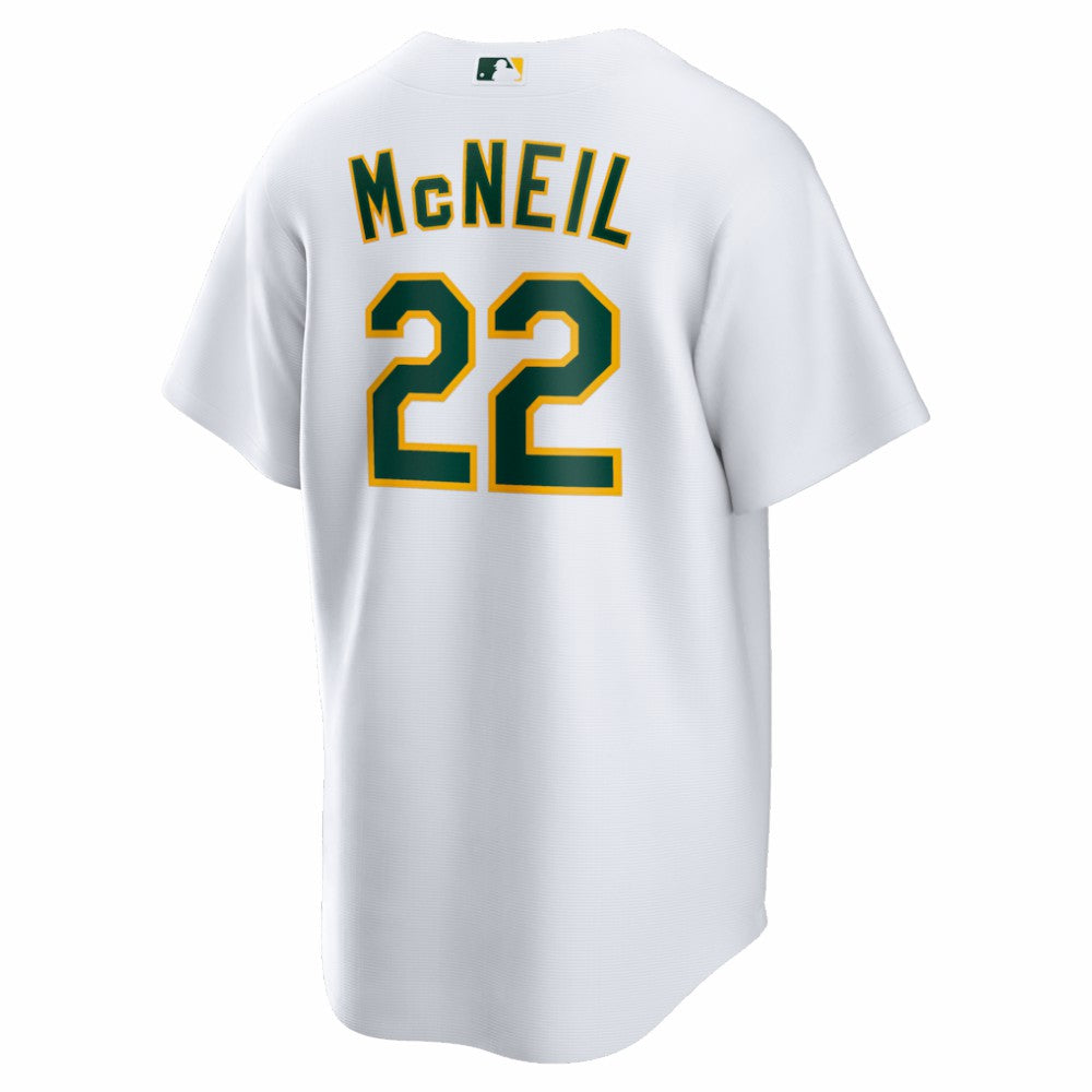 Jeff McNeil Athletics Nike Home Replica Jersey - White - Nike Discount