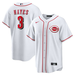 Ke'Bryan Hayes Cincinnati Reds Nike Home Replica Jersey - White - Nike Sale