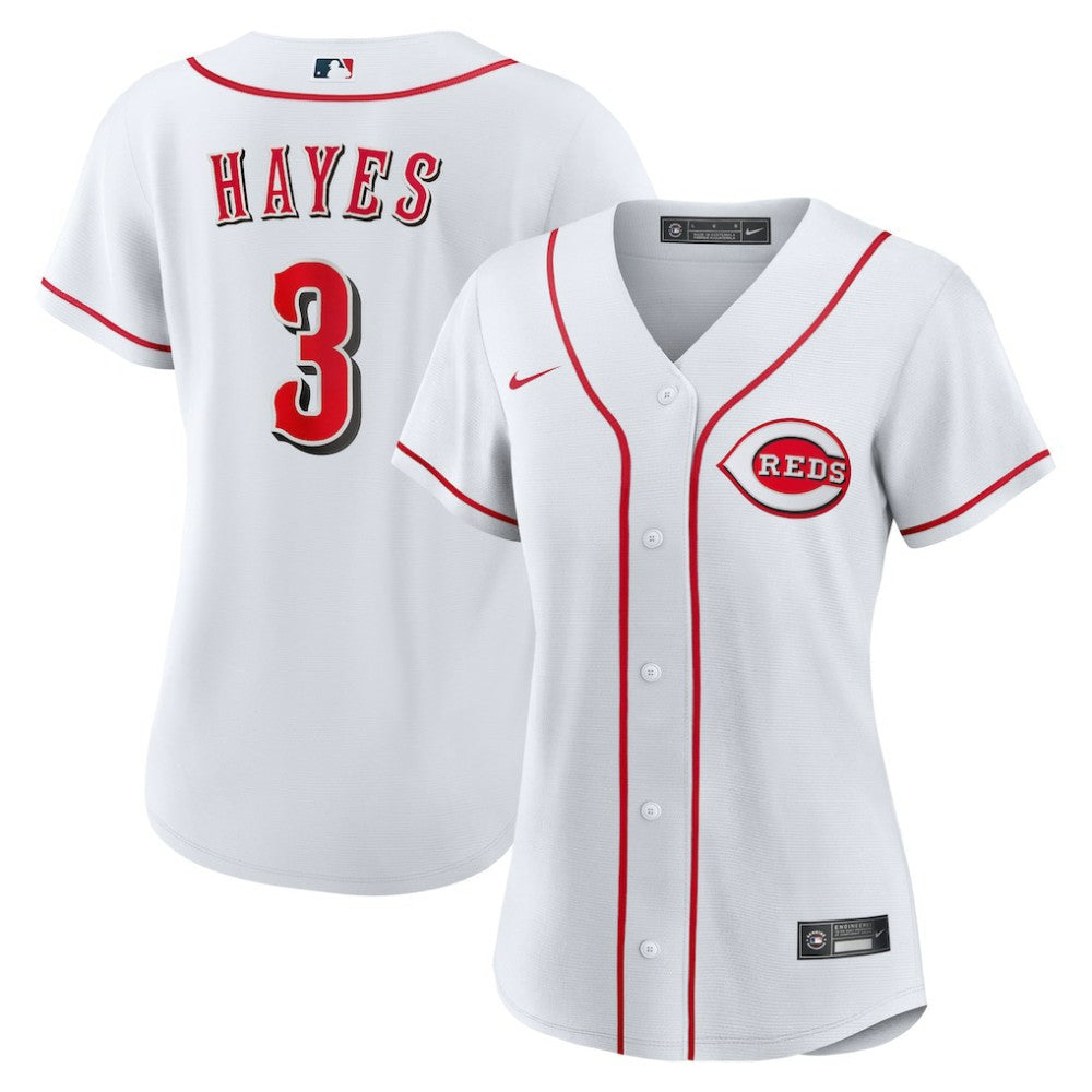 Ke'Bryan Hayes Cincinnati Reds Nike Women's Home Replica Jersey - White - Nike Lifestyle