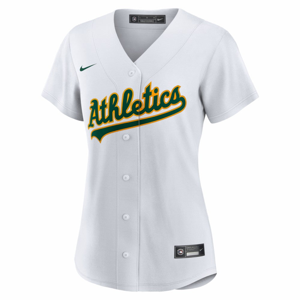 Jeff McNeil Athletics Nike Women's Home Replica Jersey - White - Nike on Sale