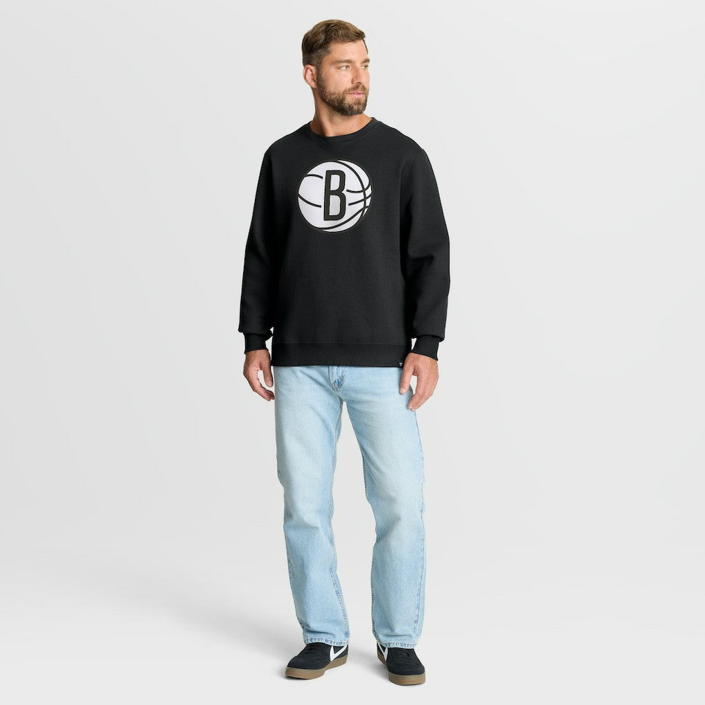 Brooklyn Nets Essential Legacy Sweatshirt Black | Fanatics for sale
