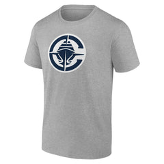 LA Clippers Primary Logo T-Shirt Heather Gray