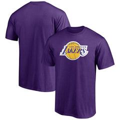 Los Angeles Lakers Primary Logo T-Shirt Purple