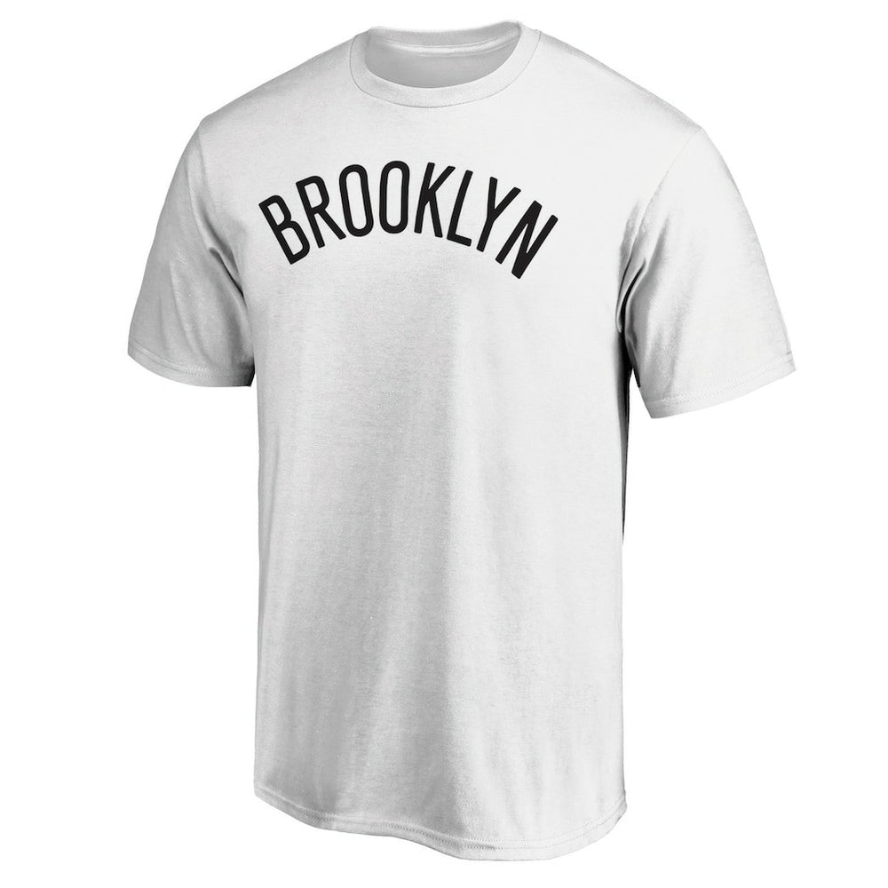 Brooklyn Nets Wordmark Alt T-Shirt White