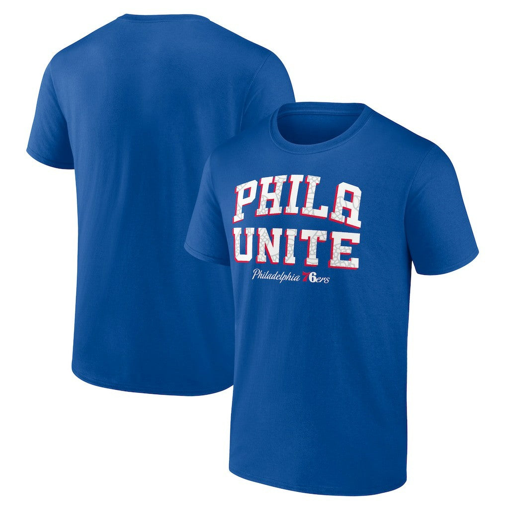 Philadelphia 76ers Hometown Collection Phila Unite T-Shirt Royal