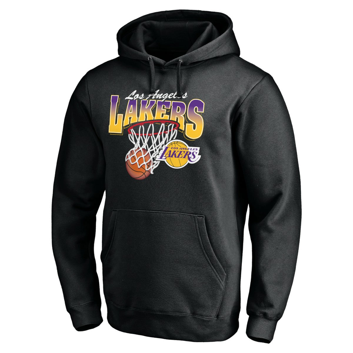 Los Angeles Lakers Balanced Floor Pullover Hoodie Black